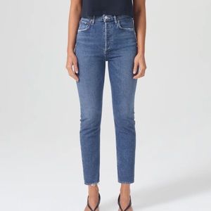 Agolde Riley Jean in Silent